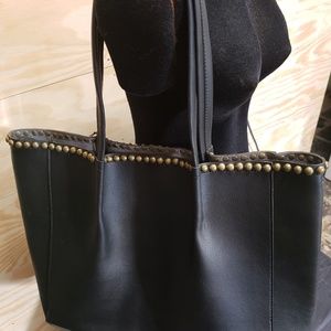 Sale! B-Low the Belt, Black Studded Tote